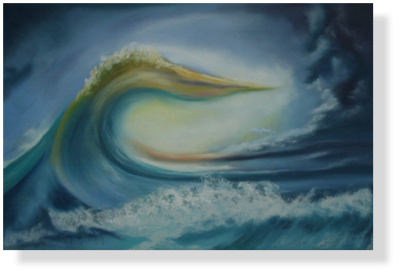 (83) Wellenspiel, 30 x 40 cm 2013 (83) Wellenspiel, 30 x 40 cm 2013